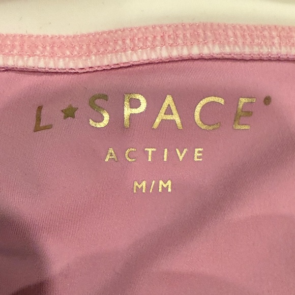L*Space Pink and Cream Athletic Skort Set Size M NWOT - Picture 7 of 11